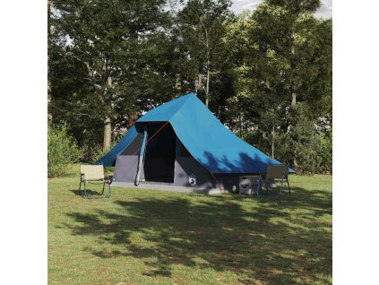 Rodinný tipi stan se střechou Modrá 364 x 281 x 257 cm