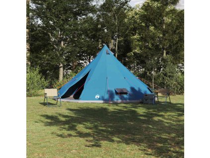 Rodinný tipi stan se střechou Modrý a šedý 560 x 560 x 300 cm