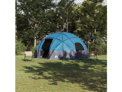 Kempingový stan se střechou Modrá 475 x 475 x 235 cm Polyester
