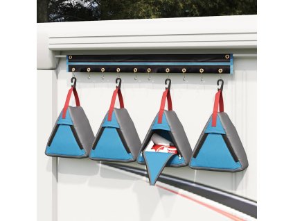 Úložná taška Šedá Modrá Červená 24 x 16 x 24 cm oxford