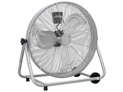 Bubenový ventilátor s kolem 73 x 42 x 70 cm Hliník
