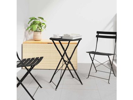 Bistro stolek Antracit Ø50x71 cm Práškově lakovaná ocel