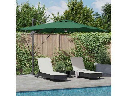 Roma Parasol Zelená 286 x 285 x 270 cm Hliník a polyester