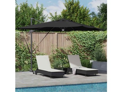 Roma Parasol Černá 286 x 285 x 270 cm Hliník a polyester