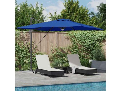 Roma Parasol Modrá 286 x 285 x 270 cm Hliník a polyester