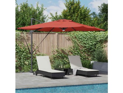 Roma Parasol Červená 286 x 285 x 270 cm Hliník, polyester