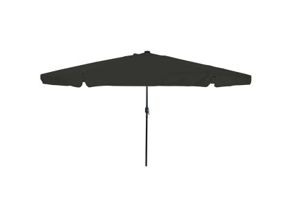 Zahradní slunečník Černá 395 x 395 x 245 cm Polyester, ocel