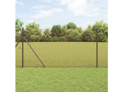 Svařovaný drátěný plot Červená 1.5 x 10 m Ocel