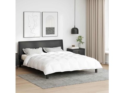 Quilty a přikrývky Bílá 240 x 220 cm Dolů