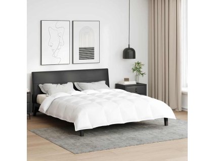 Quilty a přikrývky Bílá 200 x 220 cm Dolů
