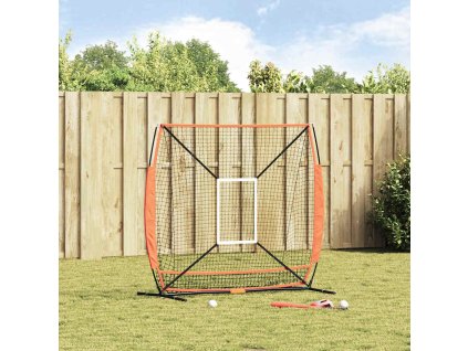 Síť na trénink baseballu Černá 180 x 59.5 x 152.5 cm Polyester