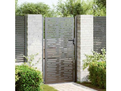 Zahradní brána, Zahradní Brána 105x75 cm Corten Ocel Čtvercový Design