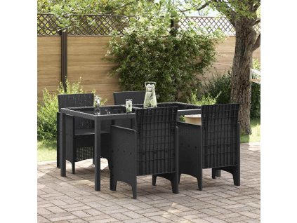 Zahradní křeslo 4 pcs Antracit 53 x 49 x 85 cm PP