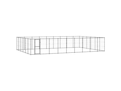 Venkovní psí kotec ocel 65,34 m²