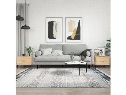 Konferenční stolky 2 ks dub sonoma 50x50x40 cm kompozitní dřevo