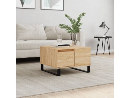 Konferenční stolek dub sonoma 55x55x36,5 cm kompozitní dřevo