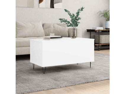 Konferenční stolek bílý 90 x 44,5 x 45 cm kompozitní dřevo