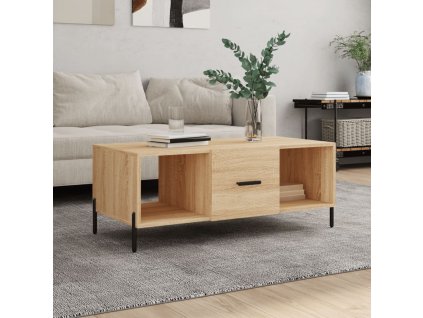 Konferenční stolek dub sonoma 102 x 50 x 40 cm kompozitní dřevo