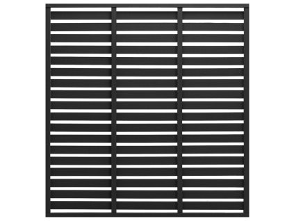 Plotový dílec WPC 180 x 180 cm černý