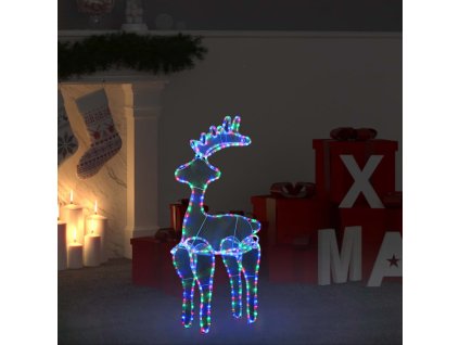 Sob vánoční dekorace s výpletem 306 LED diod 60 x 24 x 89 cm