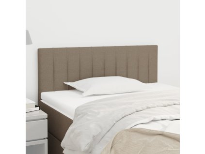 Čelo postele taupe 80 x 5 x 78/88 cm textil