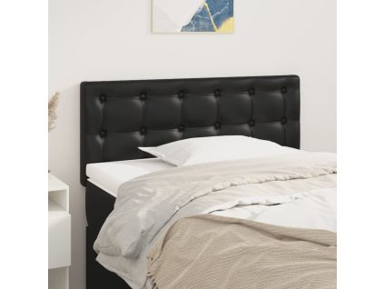 Čelo postele černé 90x5x78/88 cm umělá kůže