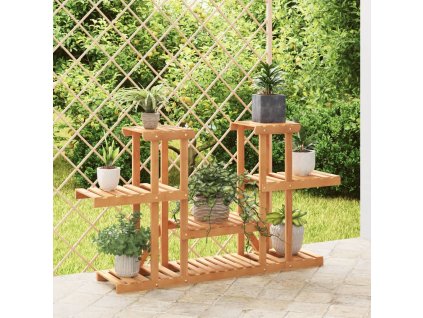Stojan na květiny 110 x 25 x 73 cm masivní jedlové dřevo