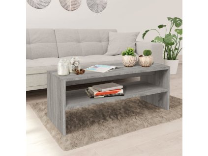Konferenční stolek šedý sonoma 100x40x40 cm kompozitní dřevo