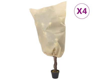 Ochranné návleky se stahovací šňůrkou 4 ks 70 g/m² 0,8 x 1,2 m