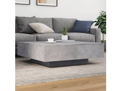Konferenční stolek betonově šedý 100x100x31 cm kompozitní dřevo