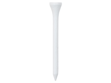 Golfová týčka 1 000 ks bílá 83 mm bambus