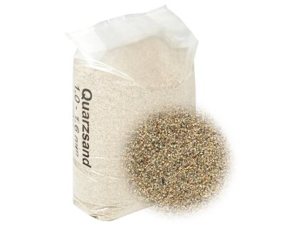 Filtrační písek 25 kg 1,0–1,6 mm