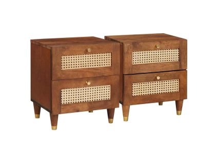 Noční stolky se zásuvkou 2 pcs 40 x 33.5 x 46 cm