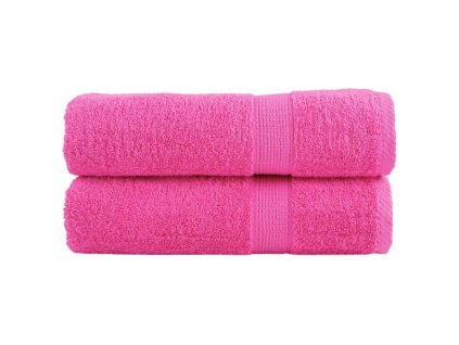 Premium ručníky SOLUND 2 ks růžové 70 x 140 cm 600 g/m²