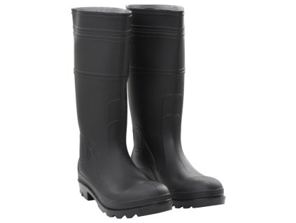 Holínky černé velikost 45 PVC