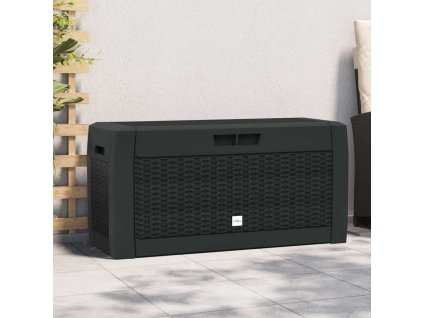 Zahradní úložný box antracitový 119 x 48 x 60 cm polypropylen