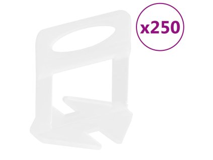 Nivelační spony na obklady 250 ks 2 mm