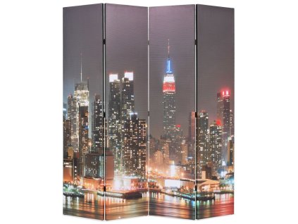 Skládací paraván 160 x 170 cm New York by Night
