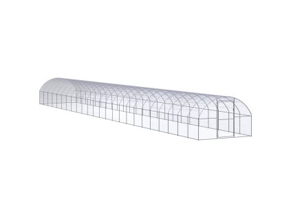 Venkovní klec pro kuřata 3 x 24 x 2 m pozinkovaná ocel