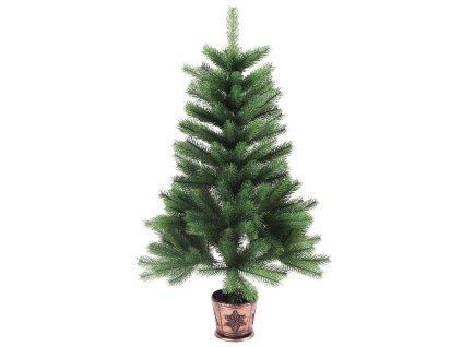 Umělý vánoční stromek s realistickým jehličím 90 cm zelený