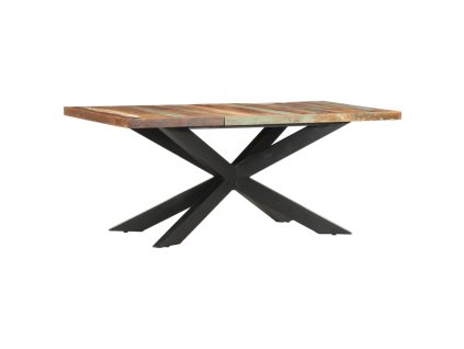 Jídelní stůl 180 x 90 x 76 cm masivní recyklované dřevo