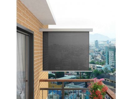 Balkonová zástěna multifunkční 150 x 200 cm šedá