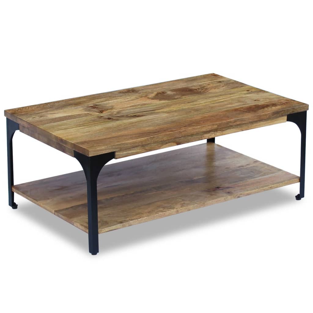 PETROMILA Konferenční stolek z mangovníkového dřeva 100x60x38 cm