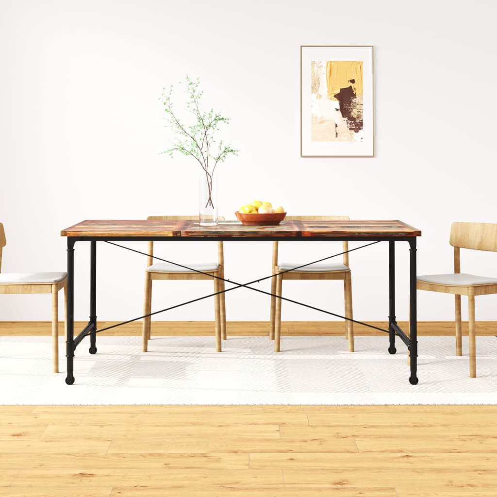 PETROMILA Jídelní stůl z masivního recyklovaného dřeva 180 cm