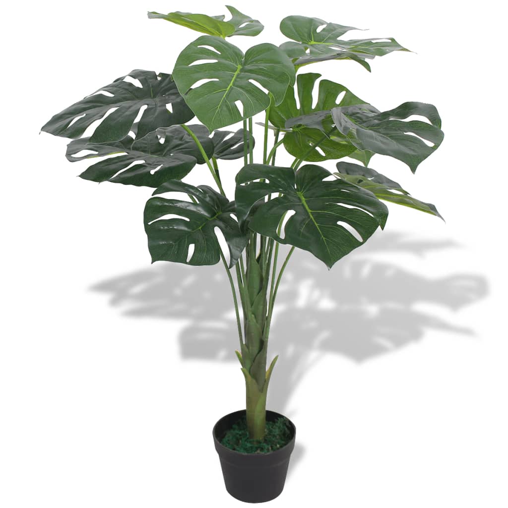 Umělá rostlina monstera s květináčem 70 cm zelená