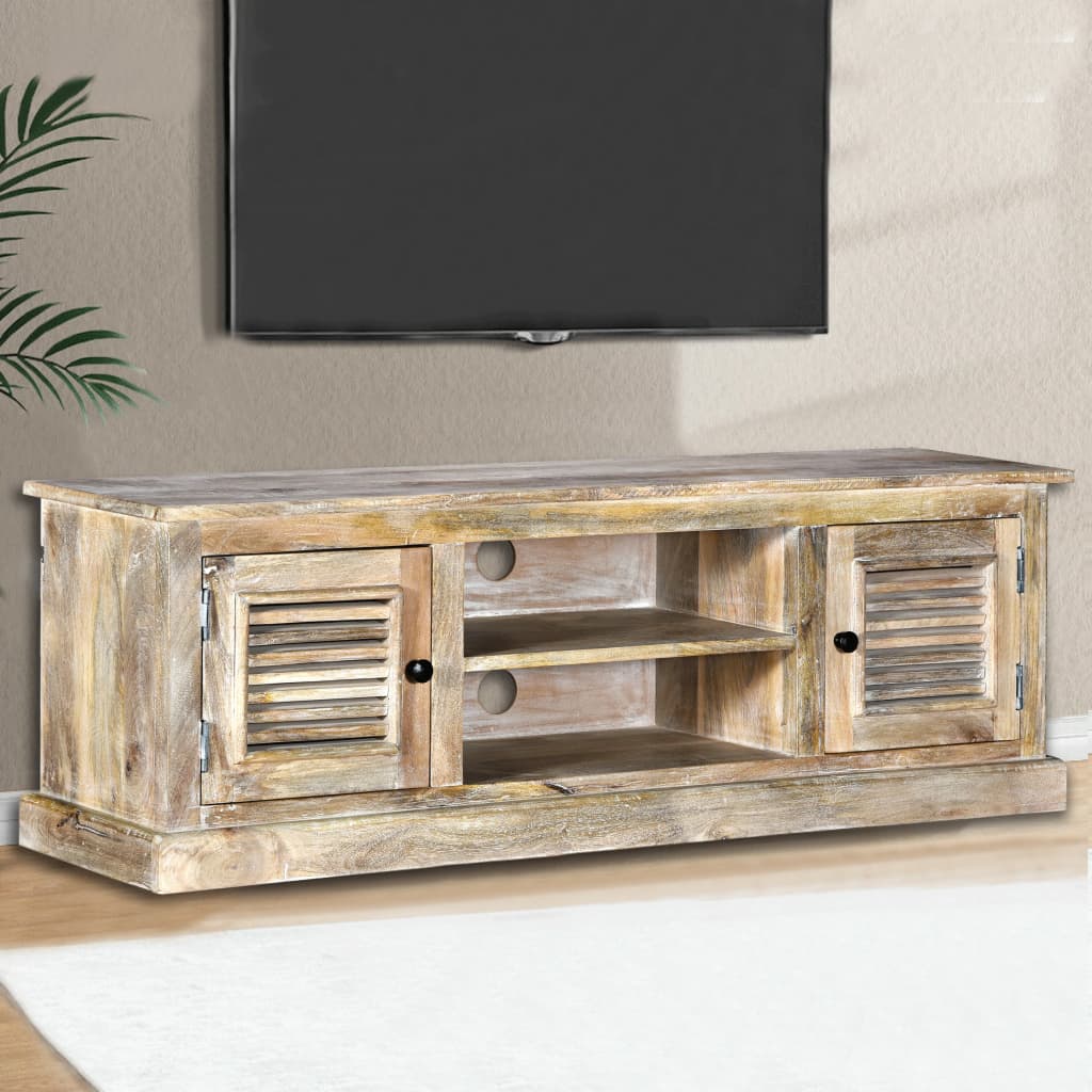 PETROMILA TV stolek z masivního mangovníkového dřeva