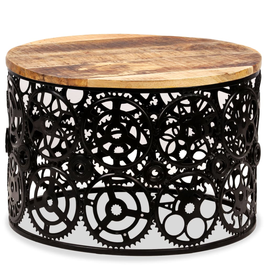 PETROMILA Konferenční stolek z masivního mangovníkového dřeva 60 x 40 cm