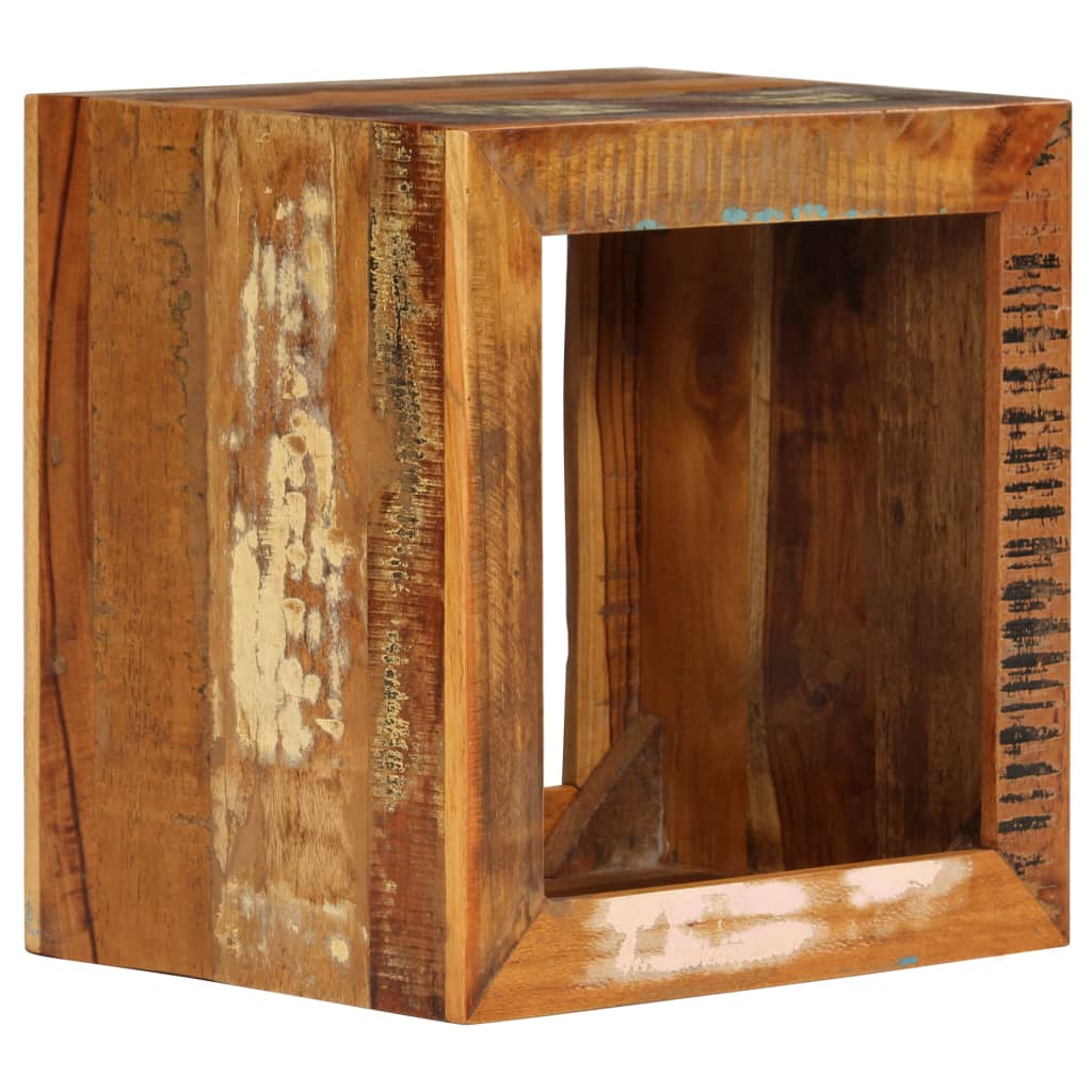 PETROMILA Stolička 40 x 30 x 40 cm masivní recyklované dřevo