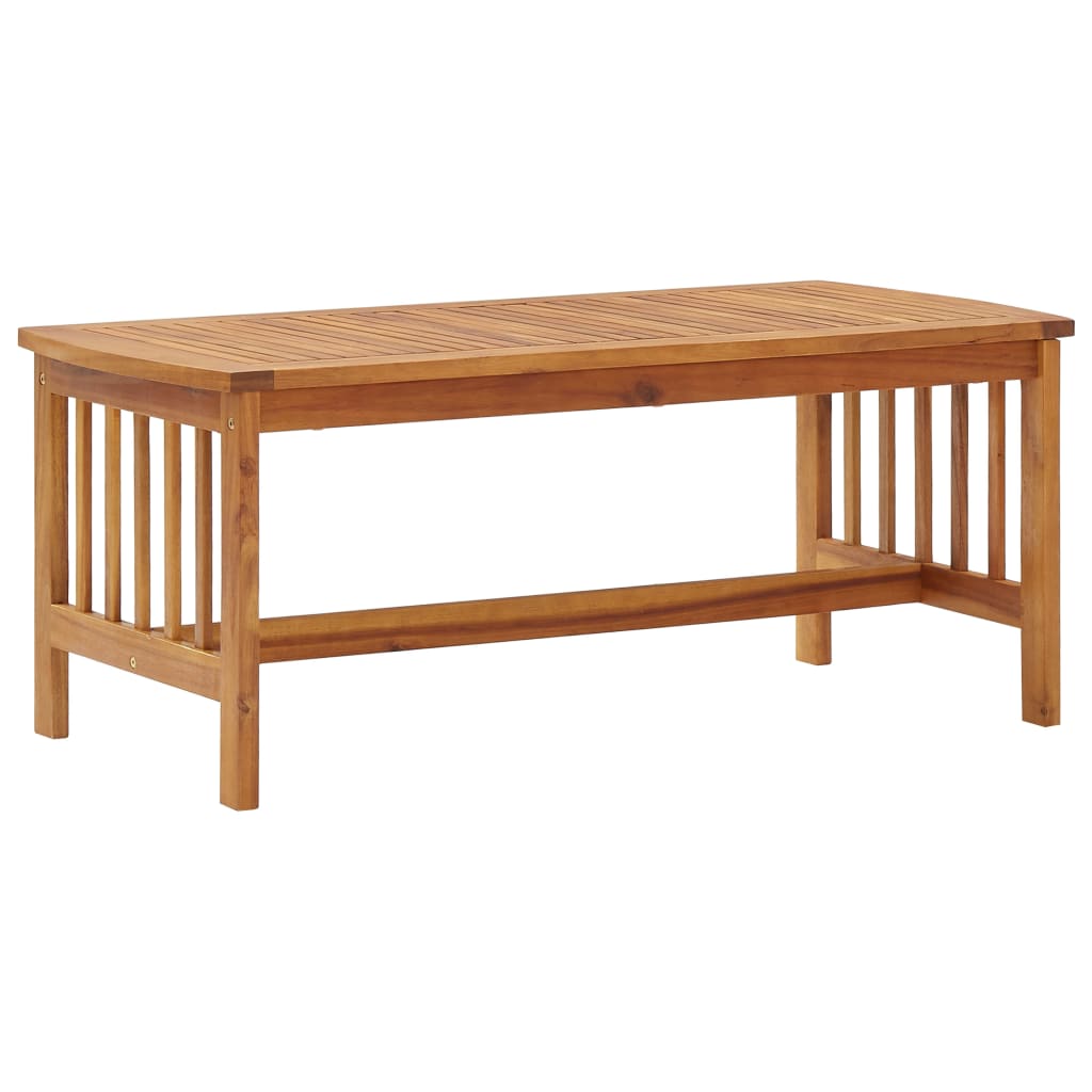 PETROMILA Konferenční stolek 102 x 50 x 43 cm masivní akáciové dřevo