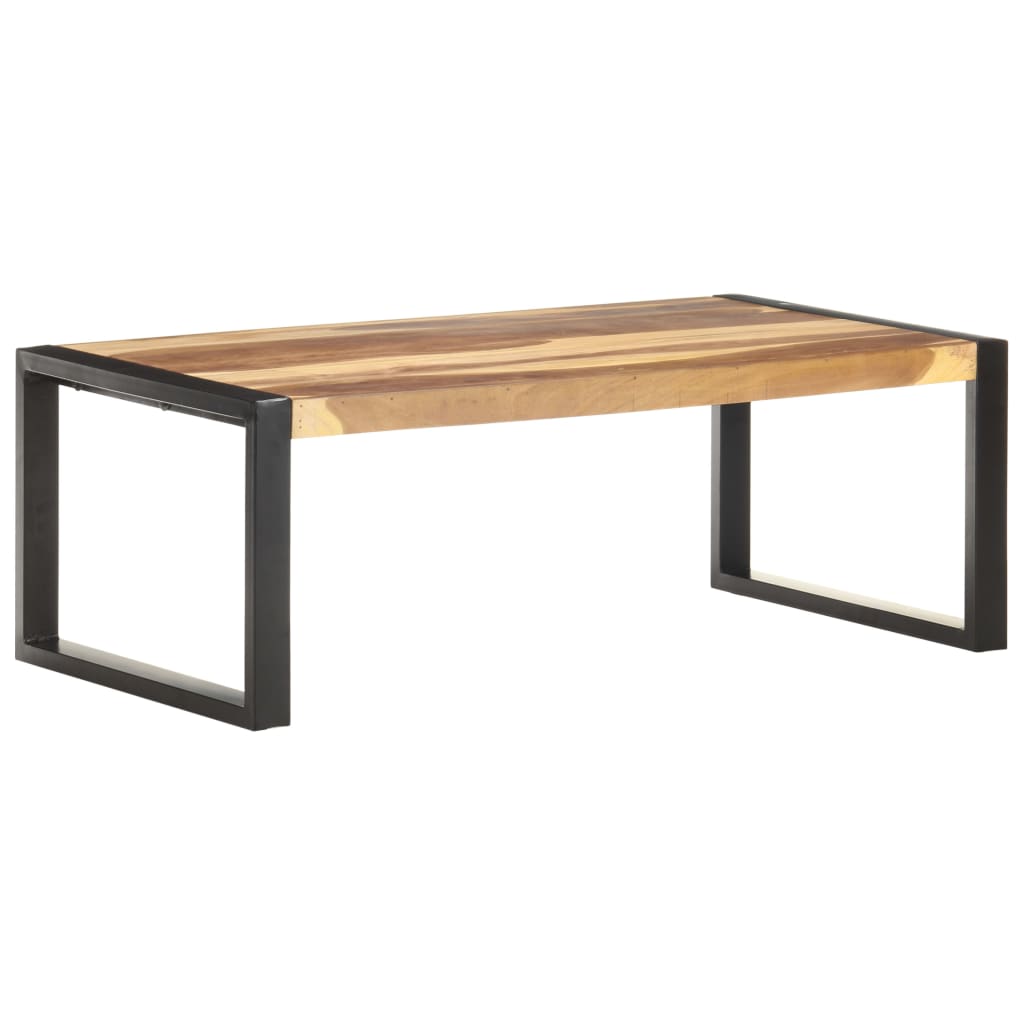PETROMILA Konferenční stolek 110x60x40 cm dřevo s sheeshamovým povrchem